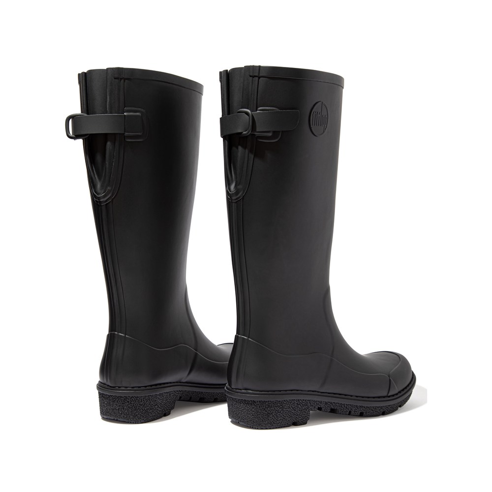 Fitflop Womens Boots Black - Wonderwelly Tall Rain - BF8571293